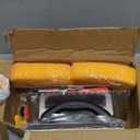 Tile Tools Stainless Steel Square Notch Trowel Set Plus Rubber Grout Float and Grout Sponge for Tiling Installation Grouting