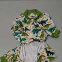 CuteBone Dinosaur Costume Dog Pajamas, Stretchy Spandex Crystal Velvet Sleepwear Coat for Small Dogs, Soft & Warm Pet Outfit Clothes for Cold Weather, Cozy Pullover Design COSP05L (Large)