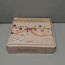 60Pcs Train Set for Toddlers, Bridge & Double-Side Wooden Train Set Tracks, Fits Brio, Thomas, Melissa and Doug, Kids Gift Toys for 3 4 5 Years Old Boys Girls (61pcs)