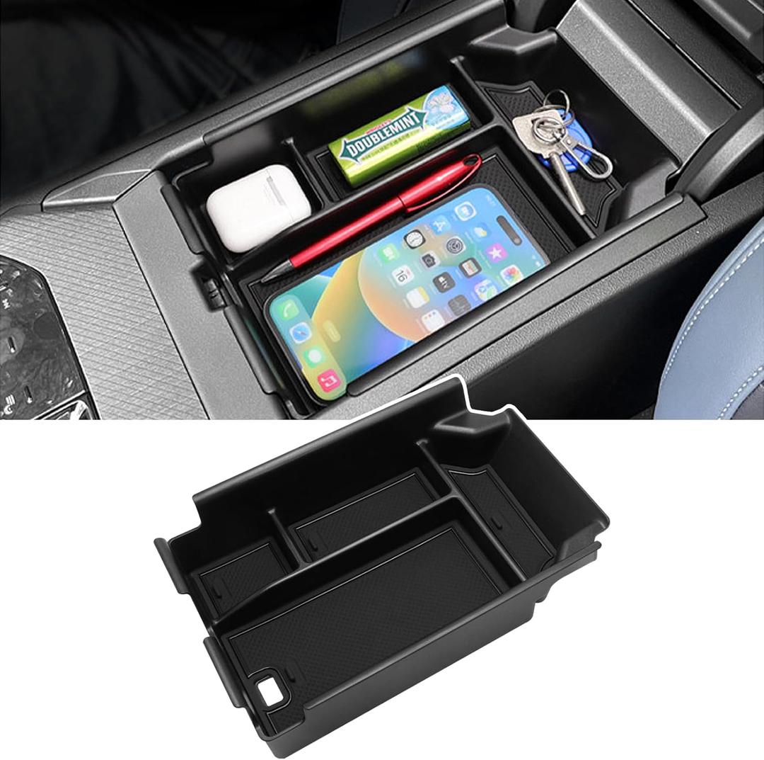 Jaronx Compatible with BMW X3 G45 Console Organizer 2025, Refresh Center Console Storage for 30 xDrive/M50 xDrive, Armrest Organizers Tray for BMW X3 Accessories 2025