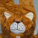 Unisex Baby Costume,Baby Flannel Animal Halloween Onesie Costume Home Clothing (1-6 Months, Lion)