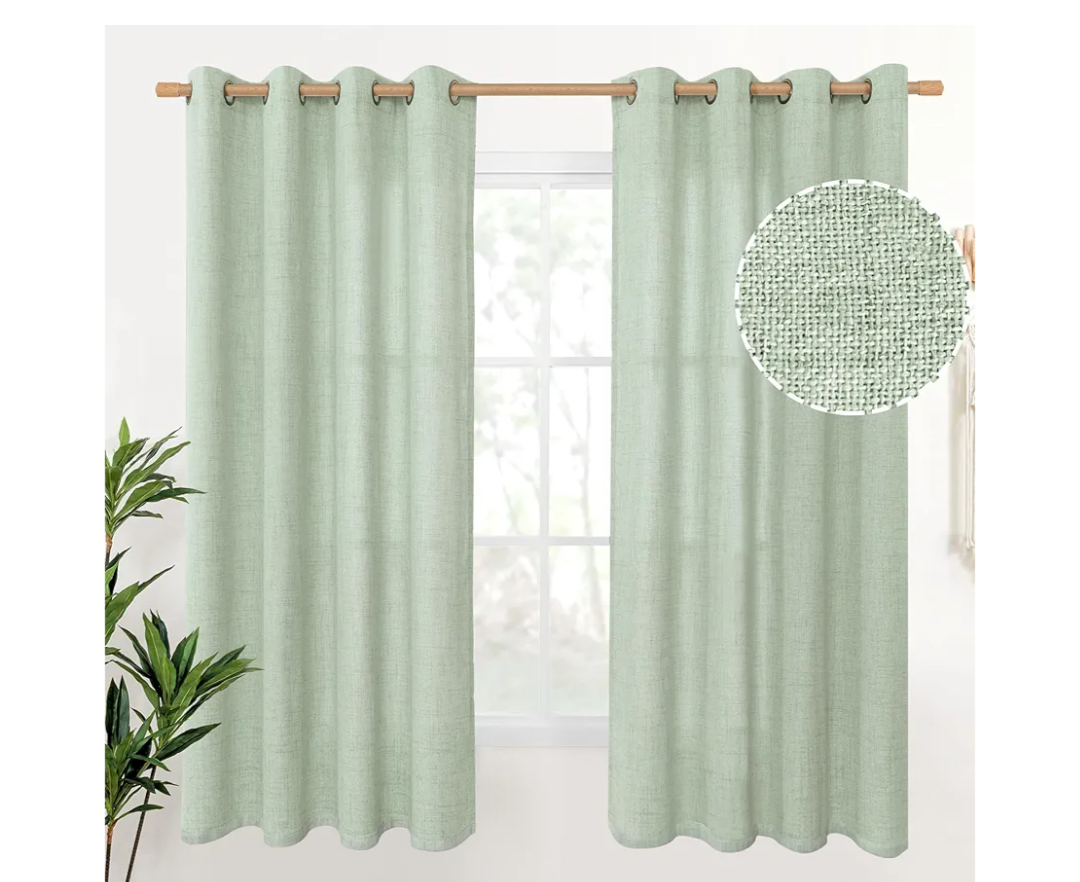 Sage Green Curtain Single Panel size 55×63
