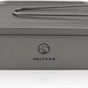 Valtcan Titanium Camping Lunch Bento Box 1200ml with Airtight Lid Seal and Cover Foldable Handle for Heating on Fire Camp Backpacking Container 40 oz Ultralight Weighs 254g