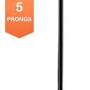 Ottsuls Bird Feeder Pole, 45 INCH Heavy Duty Shepherds Hooks for Outdoor with 5 Prong Base, Adjustable Stand Hanger for Garden Plant, Hummingbird Feeder, Lantern, Hanging Wedding Decor (1 Pack)