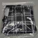 SOLY HUX Girl's 2 Piece Outfits Letter Crop Top and Pant Sets Cute Clothes Fashion Black Plaid 12 Years