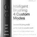 Aquasonic Black Series Ultra Whitening Toothbrush  ADA Accepted Electric Toothbrush- 8 Brush Heads & Travel Case  40,000 VPM Electric Motor & Wireless Charging - 4 Modes w Smart Timer (1 Count (Pack of 1))