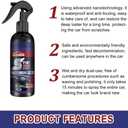 3PC Multi-functional Coating Renewal Agent, 3 in 1 High Protection Quick Car Coating Spray Fast-Acting, Ceramic Coating Agent Spray, High Protection Nano Coat, Anti Dirt - Boost Gloss