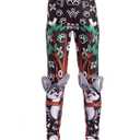 Girls' Tight Pants Black Leggings for Girls Soft Comfortable Printed Leggings Fun Kids Ankle Length Pants for Kids
