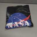 Popfunk Classic NASA Circle Logo Men's Hoodie with Front and Back Print (Black, XL)