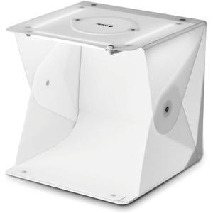 Foldio2 Plus (15inch Lightbox for Product Photography / 15" x 15" / Portable Studio, Dimmable LED Chips, CRI 97+, White & Black Background Sheets Included) by ORANGEMONKIE