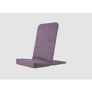 Original BackJack-Made in The USA- Purple Cotton Fabric Lightweight Floor Seating Chair for Gaming, Families, Parents, Daycare, Back Support, Reading, Yoga, Meditation, Dorm, School