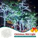 Honoson 240 Pcs LED 3mm 3V 0.06W String Lights Replacement Bulbs Energy Efficient Light Bulb Outdoor String Light Connectable LED Bulbs for Festival Patio Garden Wedding (Cold White)