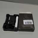 R-fun Compatible with AirPods Pro 2nd Generation 2023(USB-C), 2022(Lightning Cable), 1st Gen 2019 Charging Case, Full Drop Protection Auto Pop-Up Lid Design with Cleaner Kit, Fiber Black