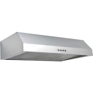30 in. W Under Cabinet Range Hood in Stainless Steel