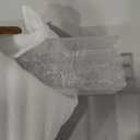 6 Pack Acrylic Brochure Holder Wall Mount 6 Pockets Brochure Holder Wall Mount Magazine Rack Clear Bookshelf Literature Storage Rack Pamphlet Display for Waiting, Living Room, Office Pamphlet Display