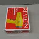 REVLON Compact Hair Dryer | 1875W Lightweight Design, Perfect for Travel, (Yellow)