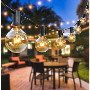 Outdoor String Lights For Patio Wedding Backyard Party Garden Porch Decoration