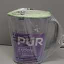 PUR 7-Cup Water Pitcher, 1 Genuine Filter, Cleaner, Great-tasting Water, Dishwasher Safe, Powerful, Faster Filtration, LockFit Cap Design - Lime