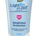Banana Boat Light As Air Sunscreen Lotion SPF 50 Twin Pack | Lightweight & Non-Greasy Lotion Sunscreen SPF 50, Sunblock, Oxybenzone-Free, 6oz each (6 Fl Oz (Pack of 1)), Expiration Date: 06/2027