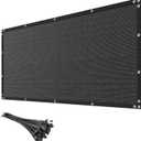 5ft x 50ft Black Privacy Screen Fence 90% Blockage Heavy Duty Fencing Mesh Shade Net Cover for Outdoor Wall Garden Backyard Porch Patio Balcony