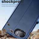 OCASE Compatible with iPhone 17e Case/iPhone 16e Wallet Case, PU Leather Flip Folio with Card Holders RFID Blocking Kickstand [Shockproof TPU Inner Shell] Phone Cover 6.1 Inch 2025, Blue