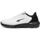 PUMA PHANTOMCAT NITRO Golf Shoes - Puma White/Puma Black/Feather Gray, Size: 8