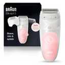 Braun Epilator Silk-pil 5 5-620, Hair Removal Device, Epilator for Women, Shaver & Trimmer, Cordless, Rechargeable, Wet & Dry, 6 Piece Set