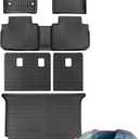 All Weather Floor Mats Backrest Cargo Liner for Chevy Blazer 2019-2025 Gas Only (Not EV) Car Accessories, Rubber Back Seat Cover Carpet for Chevrolet Base/L/LS/LT 2025 2024 2023 2022 2021 2020