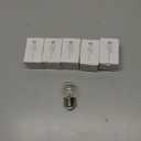 Tsunetani-G40/G12.5 LED Filament Mini Globe Light Bulbs 0.5W Equivalent to 5 Watt Incandescent - E26 Medium Base 2700K Warm White for Home Decorate 50Lumens - 6Pack (Clear Glass)