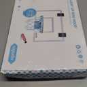 ropoda Mini Basketball Hoop - Glow in The Dark, Over The Door Basketball Hoop Indoor, Indoor Basketball Hoop Backboards for Teens and Adults, Mini Hoop for Kids with 4 Balls and Pump(Blue)