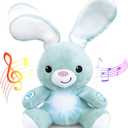 BabyBibi Bunny Stuffed Animal - Interactive Soft Plush Peekaboo Bunny, 16" Tall - Peek a Boo Toy for Ages 6 Months to 5 Year Old