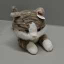 19 inch 3 Lbs Cat Weighted Stuffed Animals, Realistic Weighted Cat Stuffed Animal, Sensory Comfort Plush Throw Pillow, Soft Kawaii Stuffed Kitty Plush Toy Gift for Adults Kids Youth (Brown Tabby Cat)