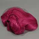 BERON Hot Pink Wig Long Wavy Rose Red Wig with Bangs for Women Daily Party Hairnet Include