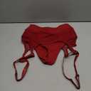 Women's Underwear  Mid Waist Fishnet Garter Short Burgundy Small