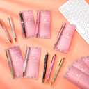 Feifeiya 25 Sets Sweet 16th Birthday Party Favors for Guests, Include Sweet Sixteen Glitter Ballpoint Pens with Thank You Cards, Thank You for Coming to My 16 Years Birthday Party Supplies (Classic)