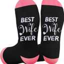 Valentines Day Gifts for Her Wife Christmas Mothers Day Stocking Stuffers Wedding Anniversary Birthday Appreciation Romantic Unique Presents Ideas Best Wife Ever Gifts Cozy Socks from Husband