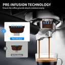 20 Bar Espresso Machine with Milk Frother, Cold Brew, Touch Screen
Create Barista-style Espresso, Latte, Cappuccino at Home, Fast Heat, PID Control and Easy Touch Operation, Sliver