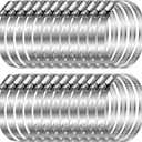 36 Pieces 3 Inch Stainless Steel Hose Clamps, Adjustable Worm Gear Drive Clamps with 72-95mm Range For Automotive Water Pipe, Plumbing, Fuel Line, and Ducting Applications