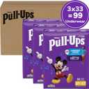 Pull-Ups Boys' Potty Training Pants, Size 4T-5T Training Underwear (38-50 lbs), 99 Count