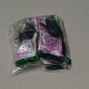 EXPAWLORER Anti Slip Dog Socks to Prevent Licking Paws, Dog Shoes for Hot Pavement, Dog Booties for Small Medium Large Senior Dogs, Traction Control Boots & Paw Protectors for Hardwood Floors (Purple and White)