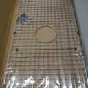 Serene Valley Sink Bottom Grid 29-1/2" X 15-9/16", Centered Drain with Corner Radius 3/8", Sink Protector NDG3016C, Medium