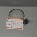 8 Inch Pan Lid For Pots Pans and Skillets, Cast Iron Skillet Lid, Tempered Glass Pan Lids Replacement, Pot Covers for Cooking, Wok, Crock Pot Lid with Stainless Steel Rim, Frying Pot Lids Only