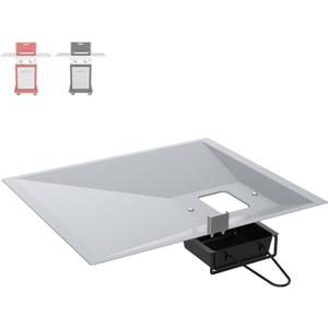 Universal Grease Tray and Catch Pan with 15-Pack Aluminum Disposable Drip Pan for Nexgrill Replacement Parts 720-0830H 720-0882A, Charbroil, Dyna Glo, Kenmore, Grease Tray for 3/4/5/6 Burner Gas Grill