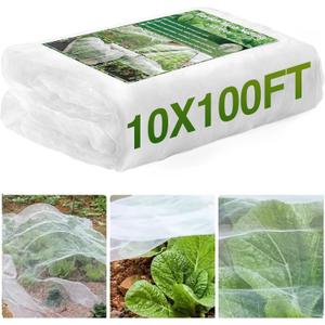 10 X100FT Garden Mesh Netting Barrier, Fruit Tree Plant Netting for Vegetable Blueberry Bushes Protection