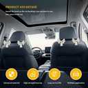 2 x 2PCS Car Hooks for Purses and Bags, Cute Bow Car Seat Headrest Hook, Car Accessories Multipurpose Back Seat Hanger Storage Organize Universal for Vehicles (2PCS-White Bowknot)