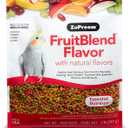 ZuPreem FruitBlend Cockatiel & Conure Food, Uniform Bird Food, M, 2 lb Bird Food Pellets, Fruit Blend, Cockatiel Food, Conures, Lovebirds, Love Bird Pellets, Cockatiel Pellets, Parrot, Medium Bird Amazon's Choice BB 8/4/26