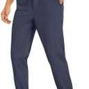 DOWMQ Men's Sweatpants Athletic Pants Joggers with Zipper Pockets Lightweight Quick Dry Workout Track Pants for Gym Running, Large 