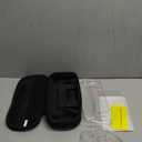 Auarte Accessories Set for Playstation Portal Remote Player, Hard Carrying Case for PS Portal with Clear Skin Case for PS5 Portal, 1 Screen Protector, Carbon Black