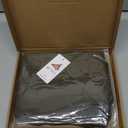 ATTBEA Men's 2 in 1 Running Shorts with Liner 5" Quick Dry Workout Gym Sports Shorts with Pockets (Large, Black/Green)