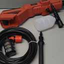 Cordless Pressure Washer for Mliwaukee 18V Battery, 21000RPM Portable Handheld Power Washer with 6-in-1 Nozzle & Foam Cannon, Ideal for Car, Fence, Floor, Wall Cleaning (Battery Not Included)